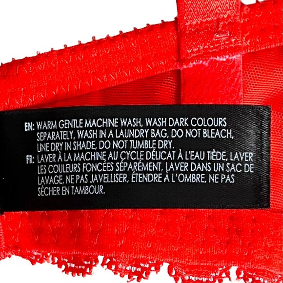 Heidi Klum Intimates Sexy Red Lace Underwire Dreamtime Bra 34DD NWOT - Picture 9 of 9